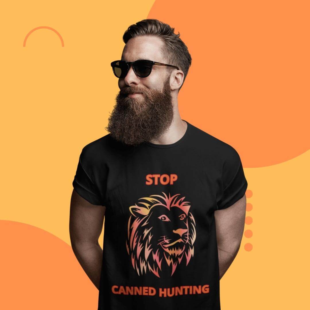 END CANNED LION HUNTING T-SHIRT – ltwildlife