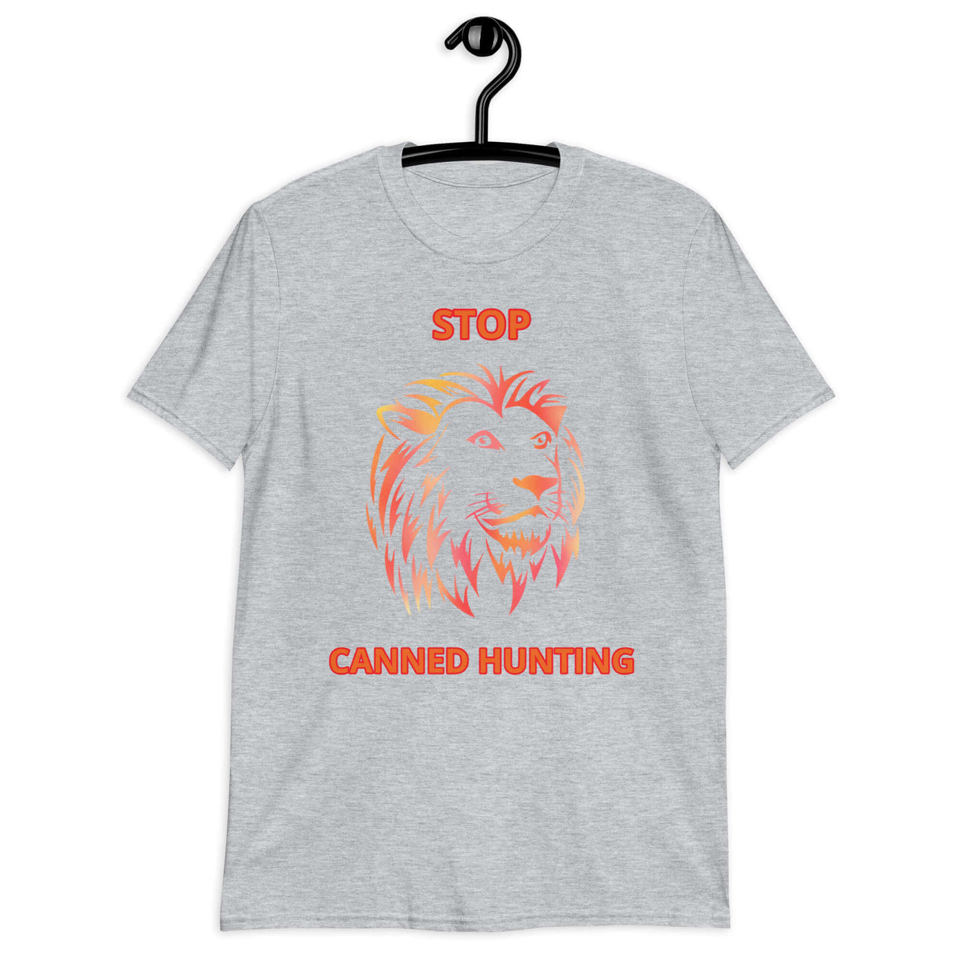 STOP CANNED LION HUNTING UNISEX T-SHIRT