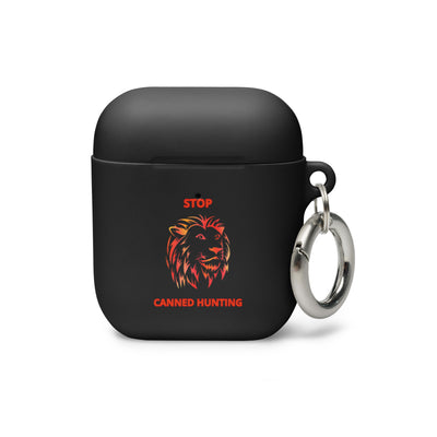 Stop Canned Lion Hunting Airpods Case