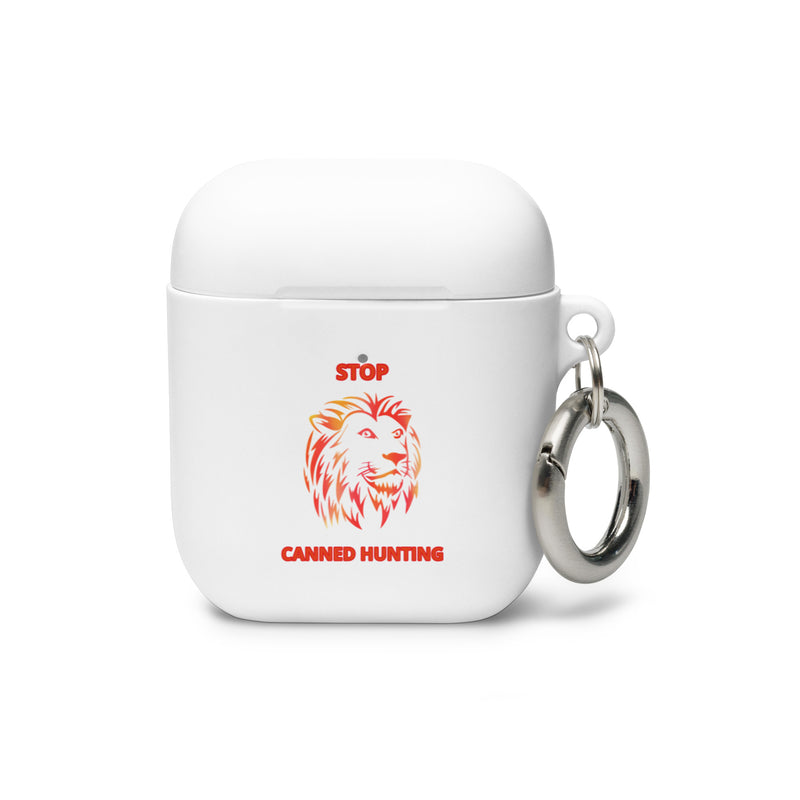 Stop Canned Lion Hunting Airpods Case