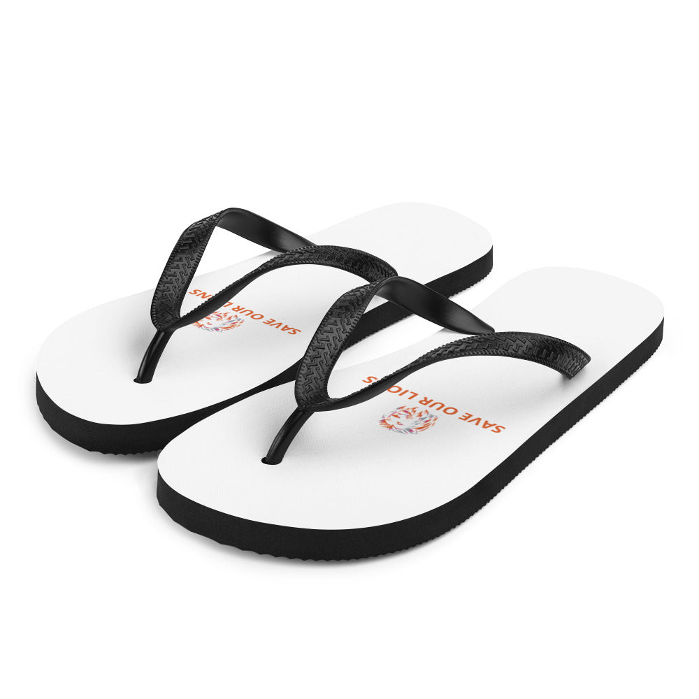 SAVE OUR LIONS FLIP-FLOPS