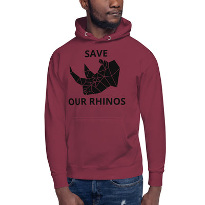 SAVE OUR RHINOS UNISEX HOODIE