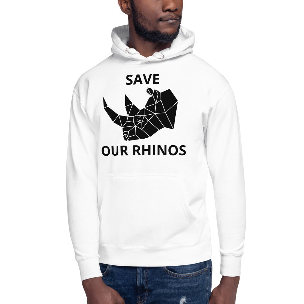 SAVE OUR RHINOS UNISEX HOODIE