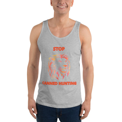 STOP CANNED LION HUNTING TANK TOP